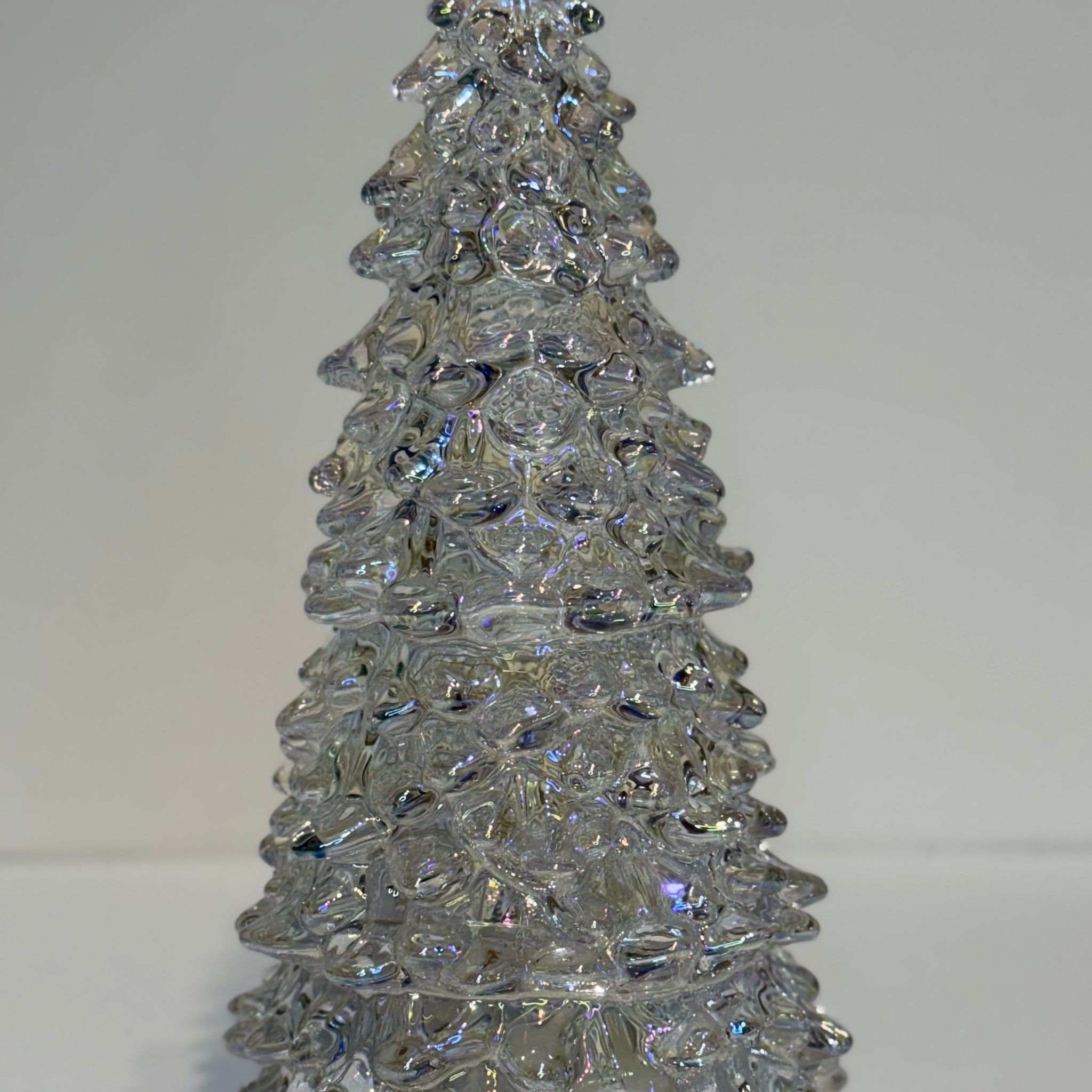 Pino de cristal blanco tornasol