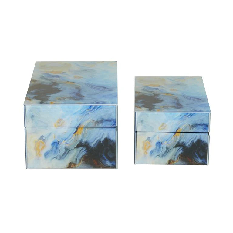SET DE 2 CAJAS DECORATIVAS VAN GOGH