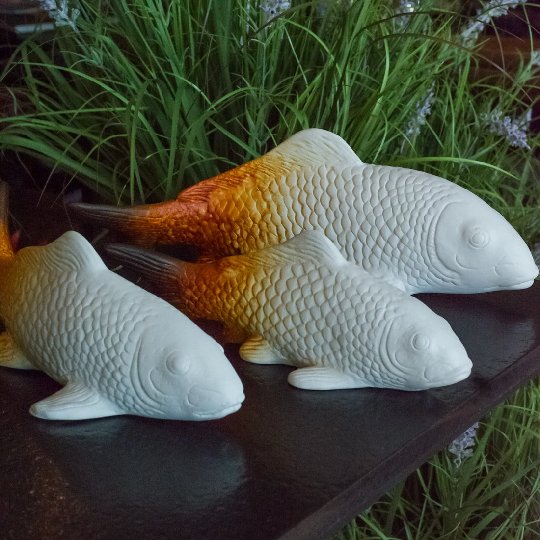 SET DE 3 PECES KOI