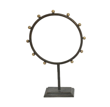 ESCULTURA DECORATIVA CIRCULAR DE METAL NAIROBI GDE